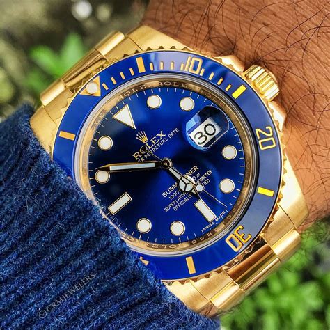 blue face gold rolex fake|gold rolex submariner blue face.